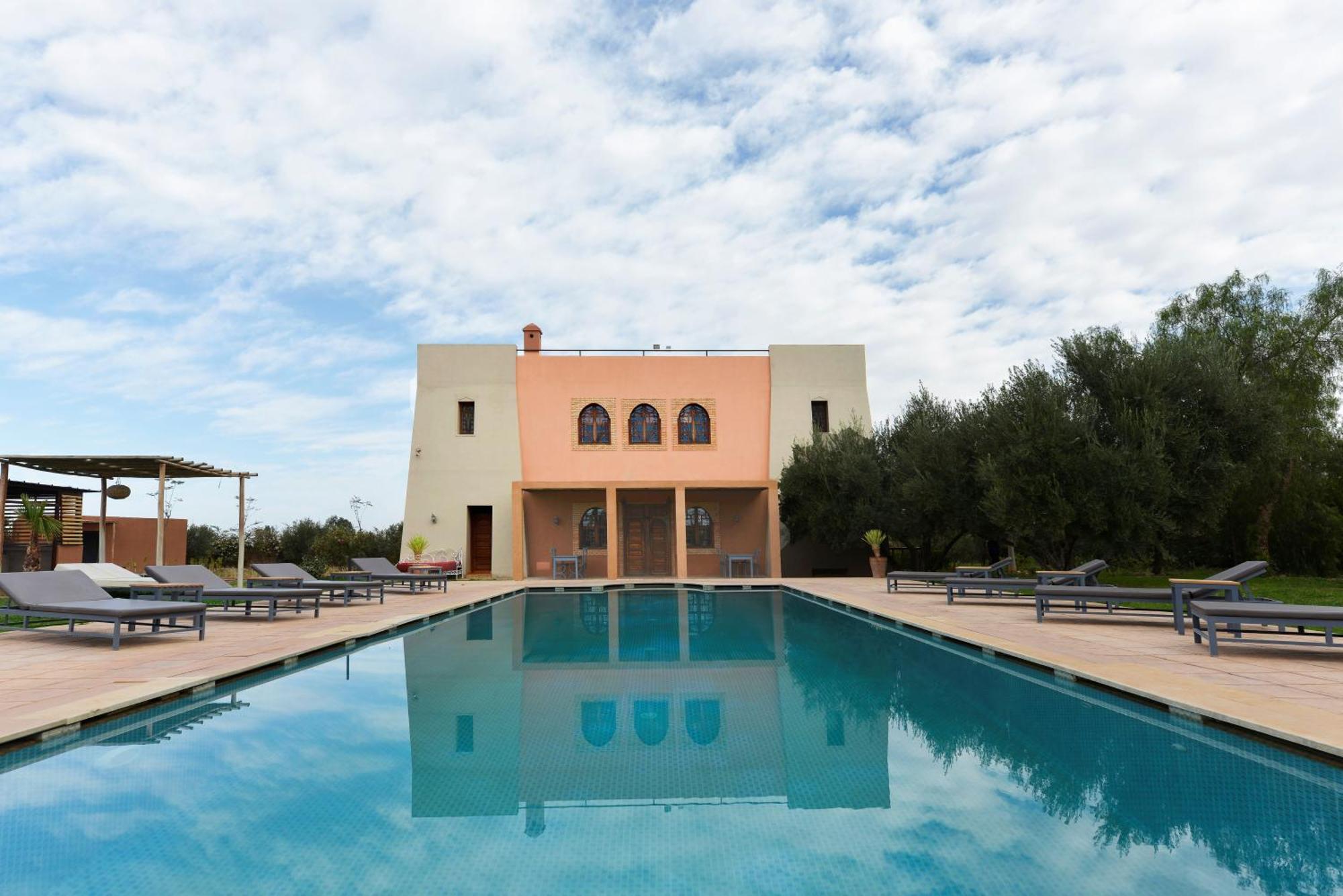 Villa Agora, Villa A La Campagne Proche Marrakech Sidi Abdallah Ghiat エクステリア 写真