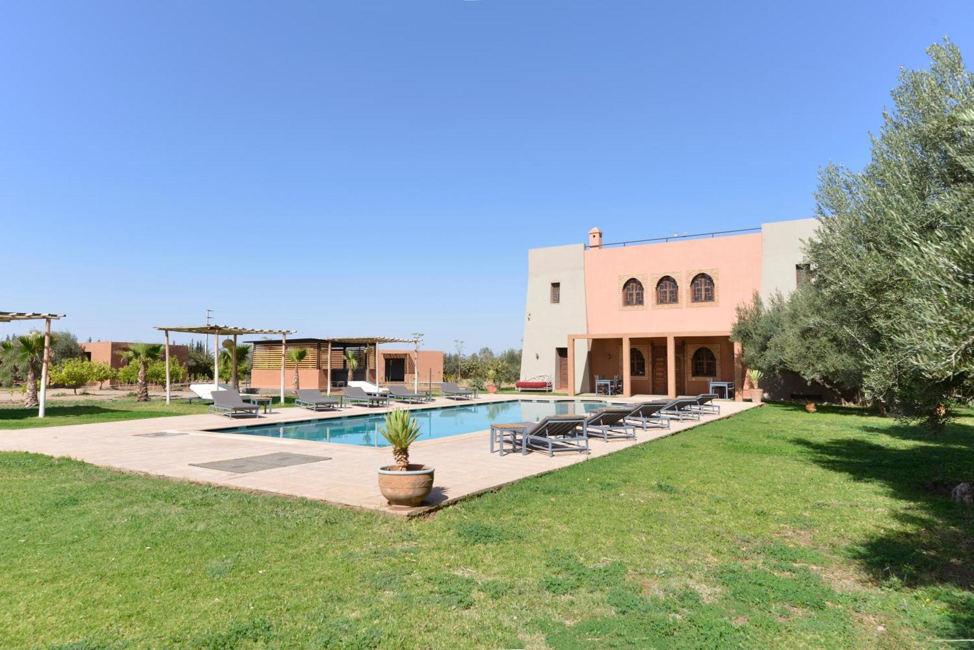 Villa Agora, Villa A La Campagne Proche Marrakech Sidi Abdallah Ghiat エクステリア 写真