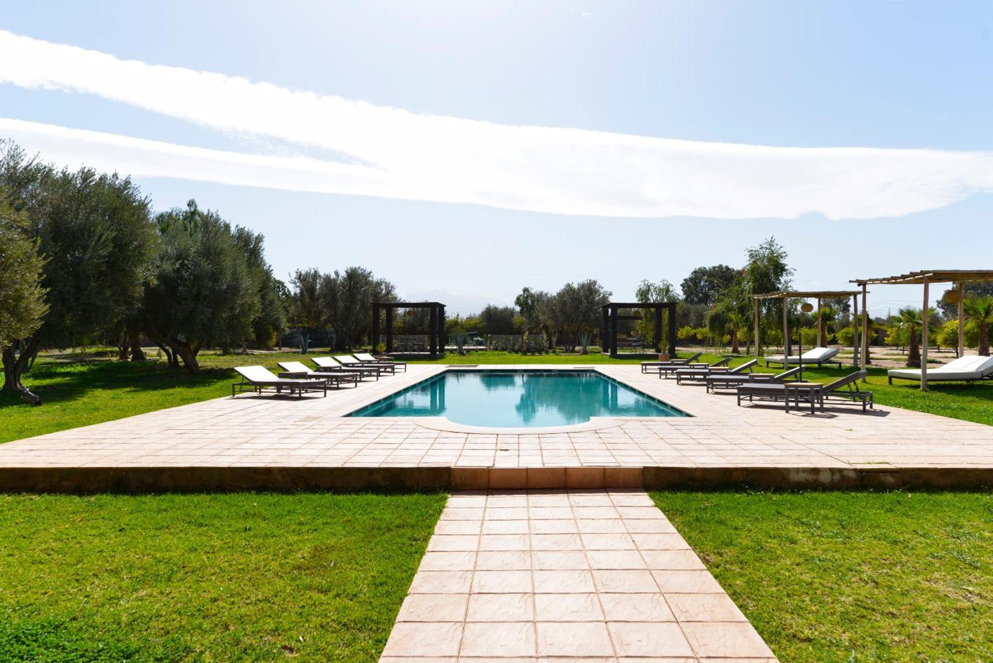 Villa Agora, Villa A La Campagne Proche Marrakech Sidi Abdallah Ghiat エクステリア 写真